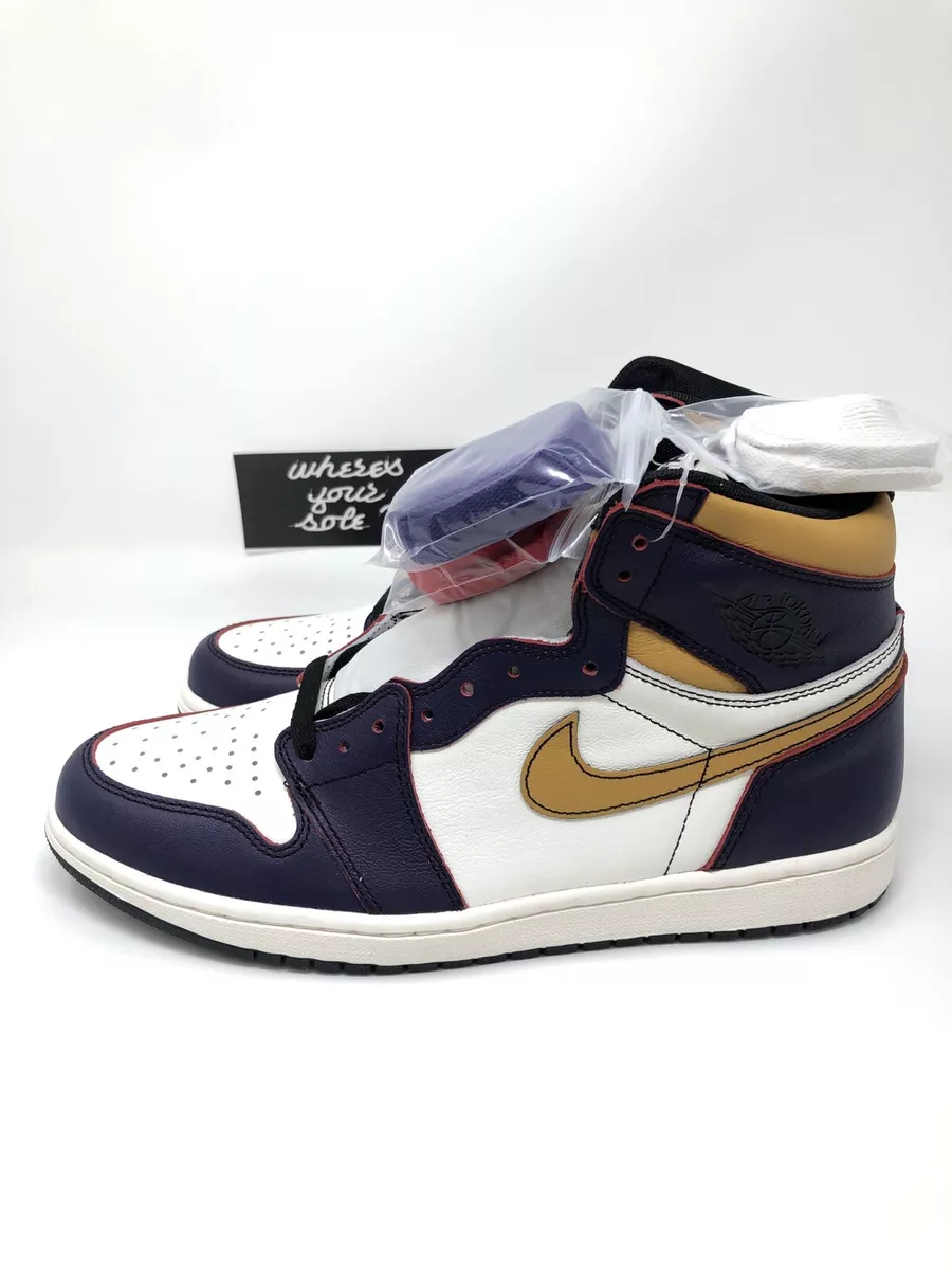 Bladeren verzamelen het winkelcentrum Vast en zeker Nike SB Air Jordan 1 One Defiant LA to Chicago purple red Size 10.5 High  New DS | eBay