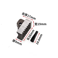 Pipe Wrench Heel Jaw with Pin Assembly 10" Wrench Replacement Carbon Steel