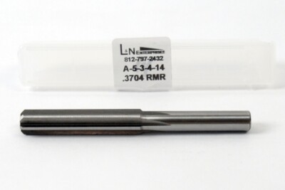 .3704 X .303 X  1-3/4 X 3-1/4'' OAL 6 STR FL HSS REAMER (A-5-3-4-14)