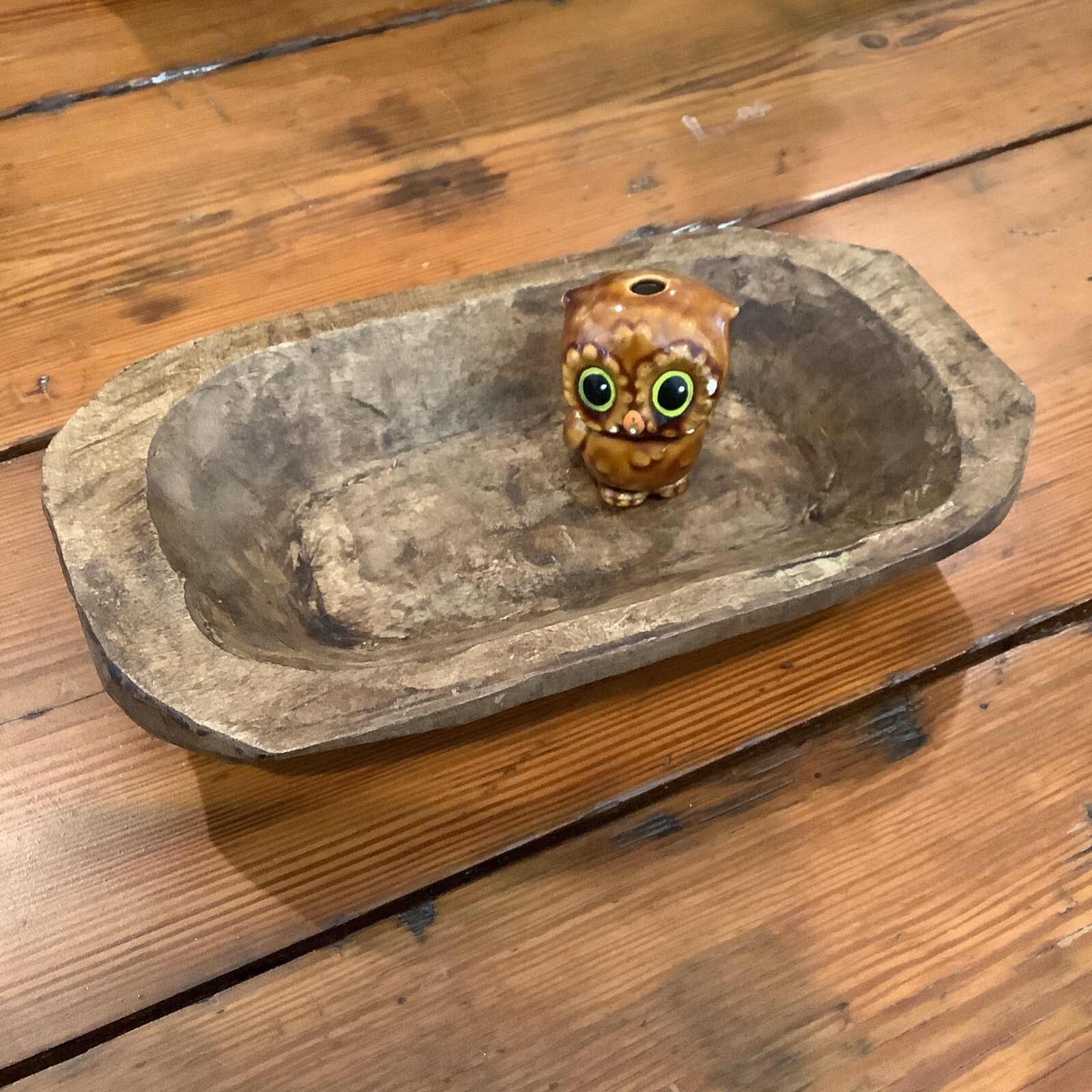 Carved Wooden Dough Bowl/Tray For Decoration Light Weight eBay