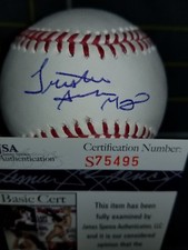 Triston Mckenzie (Indians) Top Prospect Future Star Signed OMLB in person. JSA 