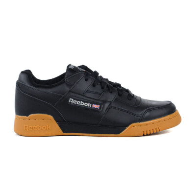 Reebok Men's Workout Plus Black/Gum Sneakers 100000065/CN2127 | eBay