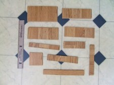 WOOD FLOORING OFFCUTS (10 PIECES) MIGHT BE SUITABLE FOR DOLL'S HOUSE