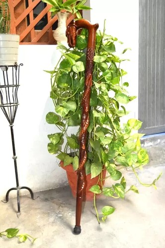 Tête D'Aigle Sculptée En