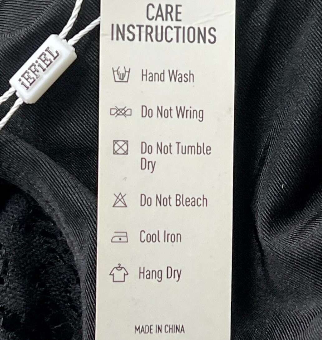 iEFiEL Black Lace Neckline Sleeveless Ballet Dance Leotard Girls Sz XXL (11-12)