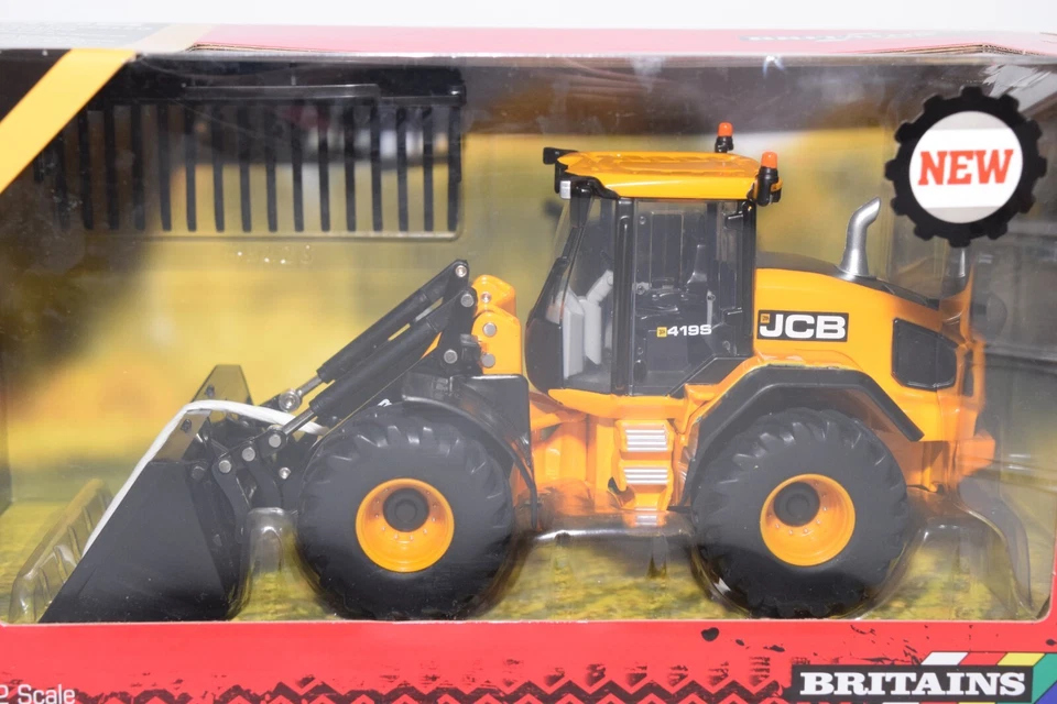 CARGADORA DE RUEDAS PALA B4 1:32 GRAN Bretaña 43223 jcb 419s 419 s sin usar, en caja 1 Foto 2 de 4