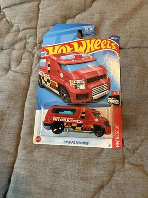 2022 hot wheels Red Rapid Response hw rescue 5/10   205/250