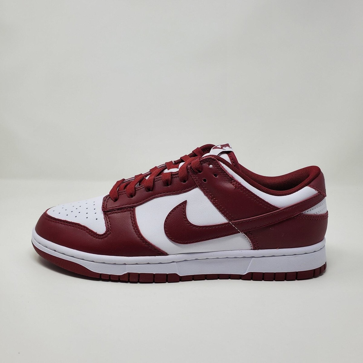 【新品】NIKE DUNK LOW RETRO Team Red 30cm Nike Dunk Low SP St. John's 2023 White Red Shoes CU1727-100