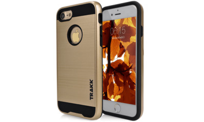 TRAKK Force Brushed Metal Protective Case for iPhone 7 - iPhone 7 - Gold - Brush