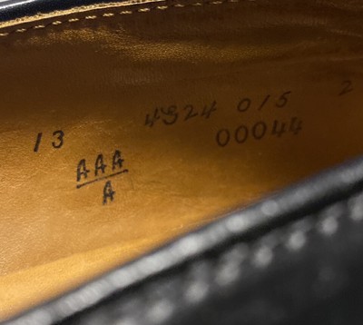 Brooks Brothers X Alden Shell Cordovan Black Mens Penny Loafer