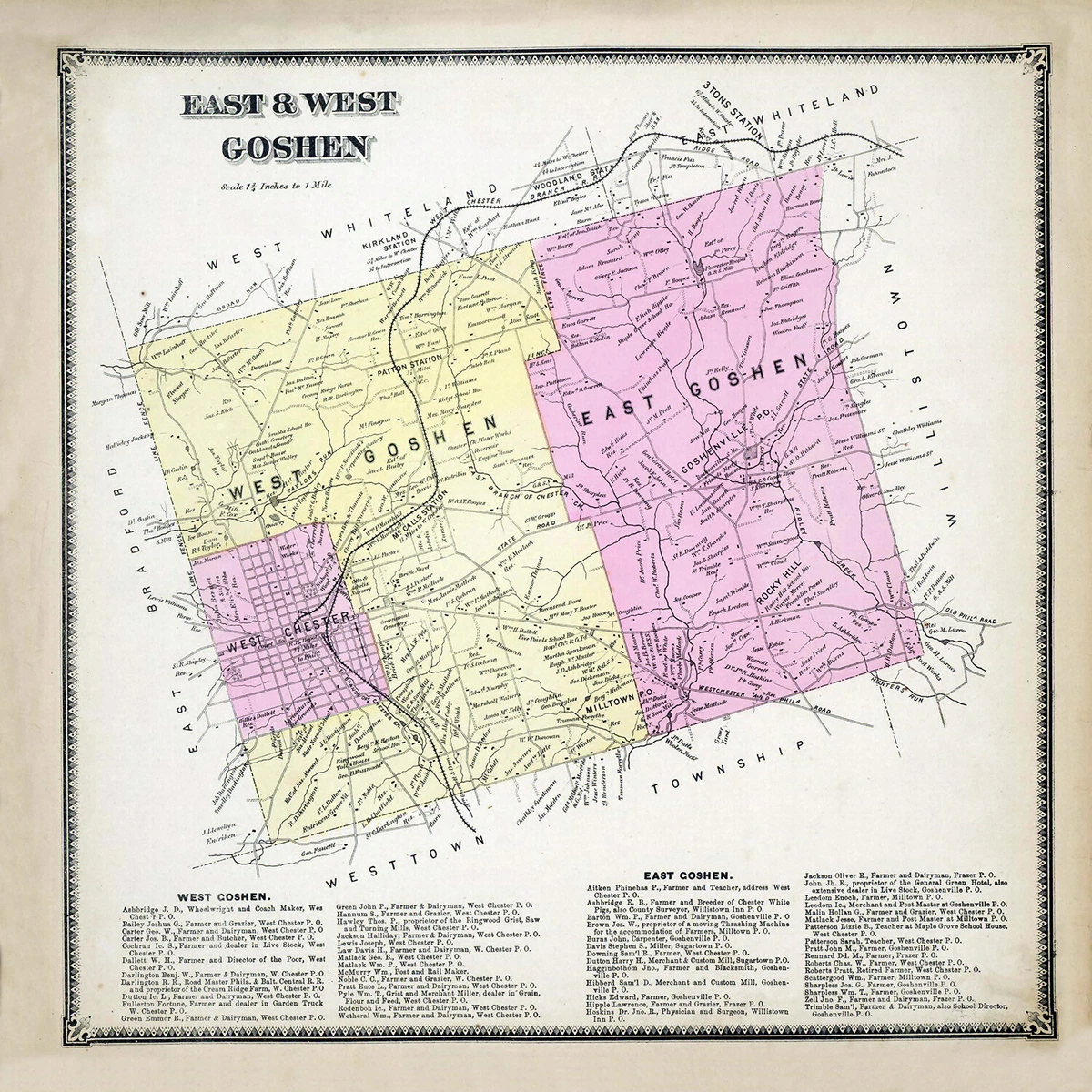 West Chester Pa Map