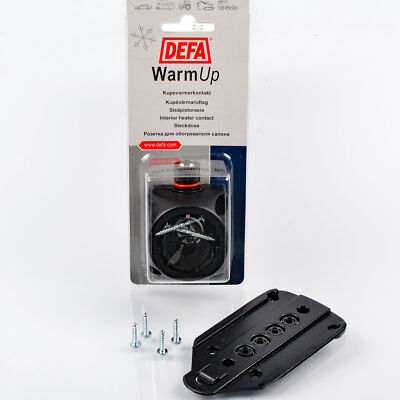 DEFA 418070 Ständer Halter + 460829 Steckdose für Heizlüfter Termini 230V