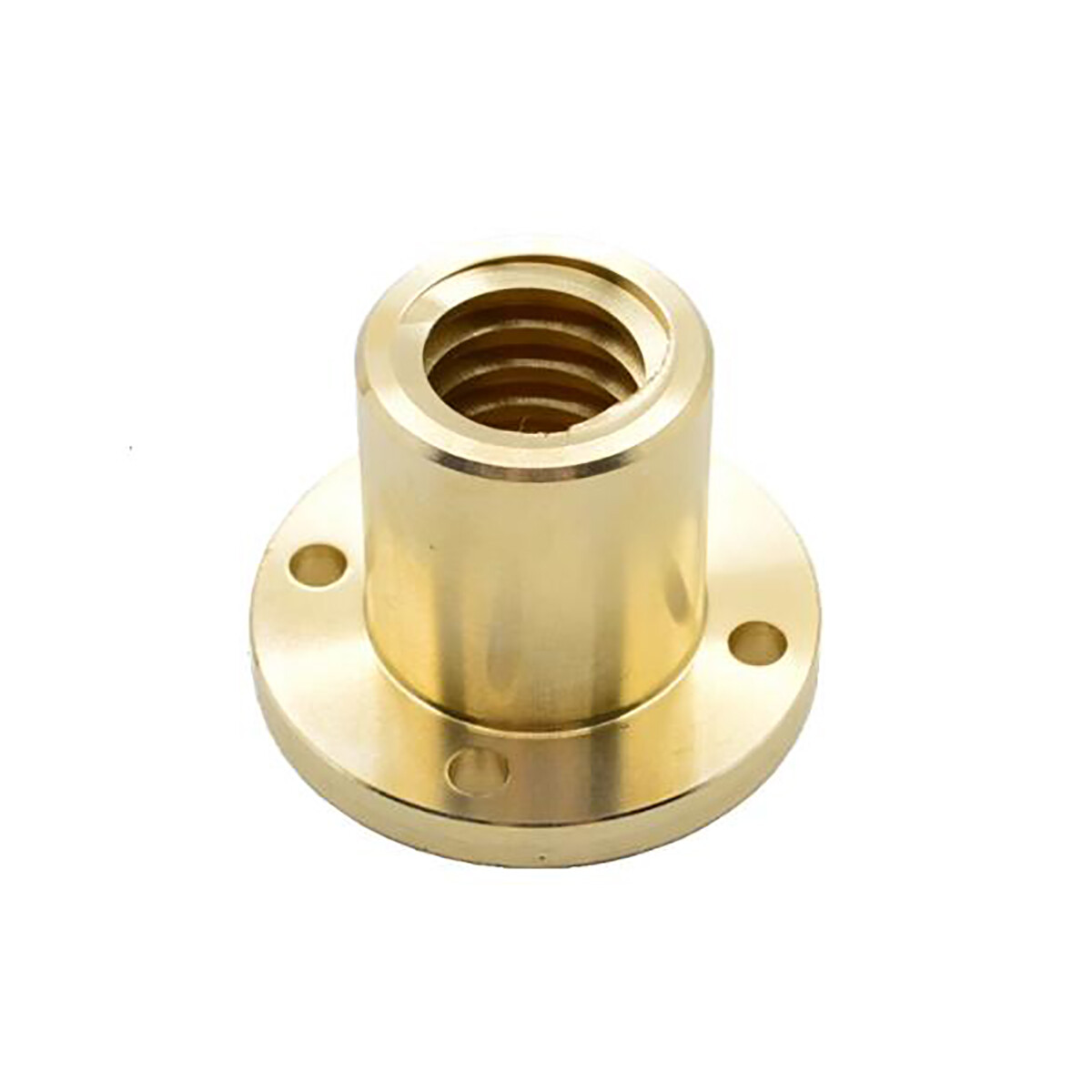 Brass T10 T40 Round Flange Trapezoidal Nut for ACME Threaded Rod Lead Screw eBay