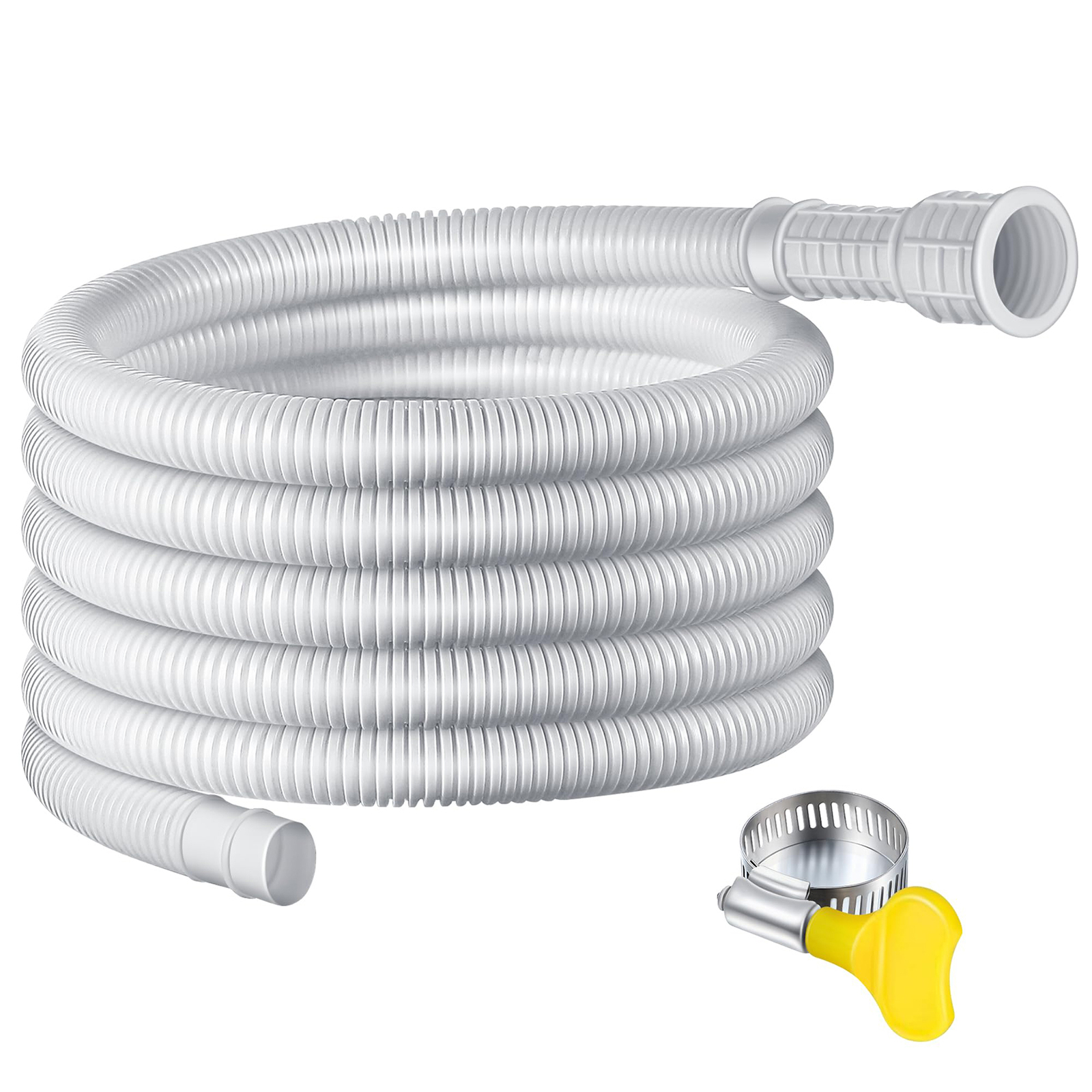 Dehumidifier Drain Hose 9.8/13 Feet AC Hose With Cuttable Rubber Adapter-image