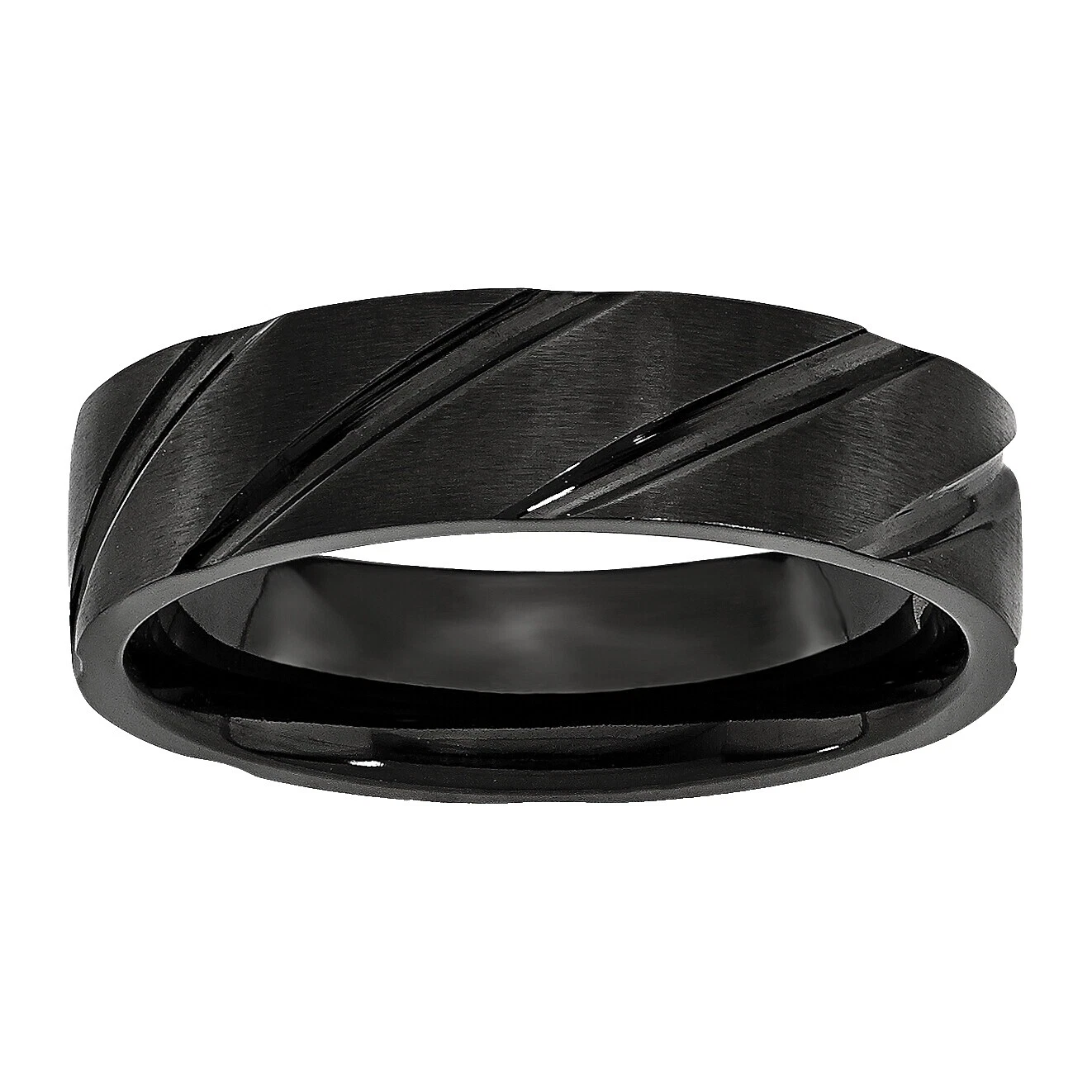 Anillos de banda de titanio Chisel para hombres