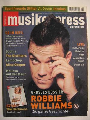 MUSIK EXPRESS SOUNDS 2004 # 2 - ROBBIE WILLIAMS SOPHIA DISTILLERS DARKNESS EXTRA
