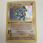 WOTC Machamp 8/102 Base Set 1st Edition Shadowless Holo Rare Eng 1999 pokemon