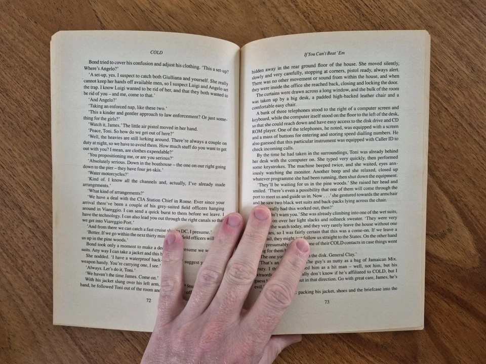 Ian Fleming's James Bond: COLD By John Gardner, 1996 (1st/1st) SUPER RARE! - image 4 of 4