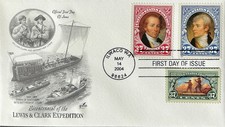 Artcraft 3854-3856 Lewis and Clark Corps of Discovery Ilwaco Washington 