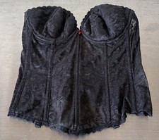 Vintage Union Made Black Lace Corset Top