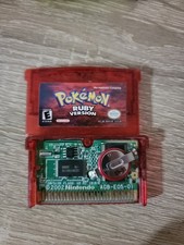 Pokémon: Ruby Version Nintendo Game Boy Advance 2003 US Version Dry Battery