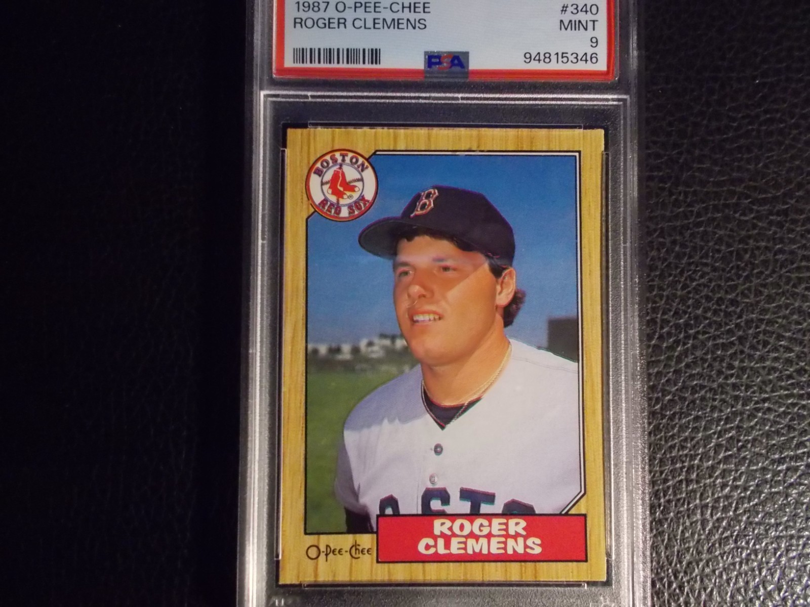1987 O PEE CHEE #340 ROGER CLEMENS PSA 9 !!!