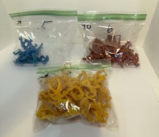 MPC Lot Of 57 Cowboys  Indians Plastic 2" Mixed Lot Of Figures lot 2 