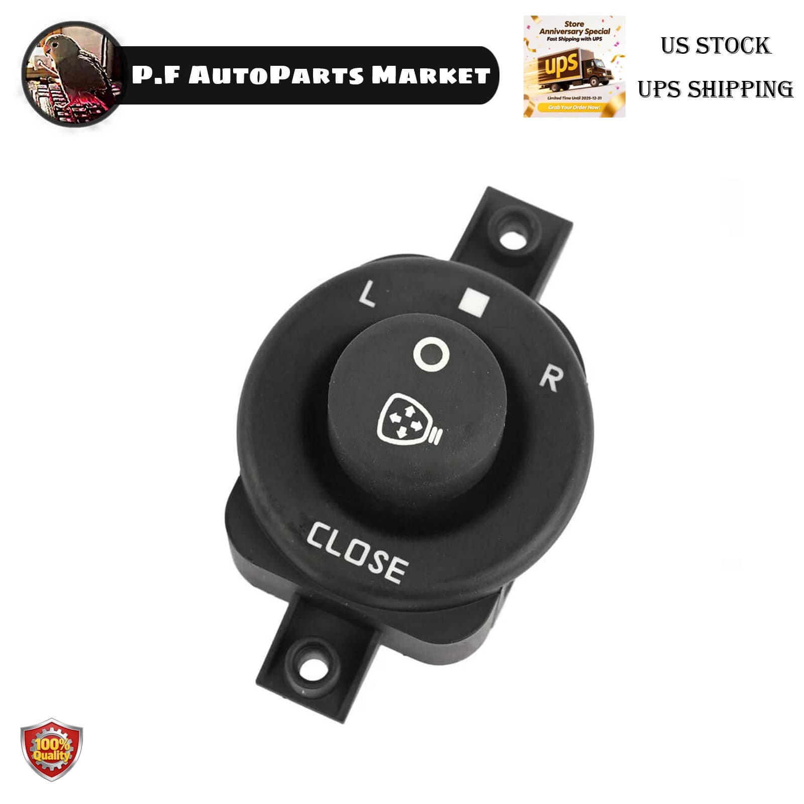 Fit For Maserati GranTurismo GT 2007-2019 LH Button Mirror Switch 190934