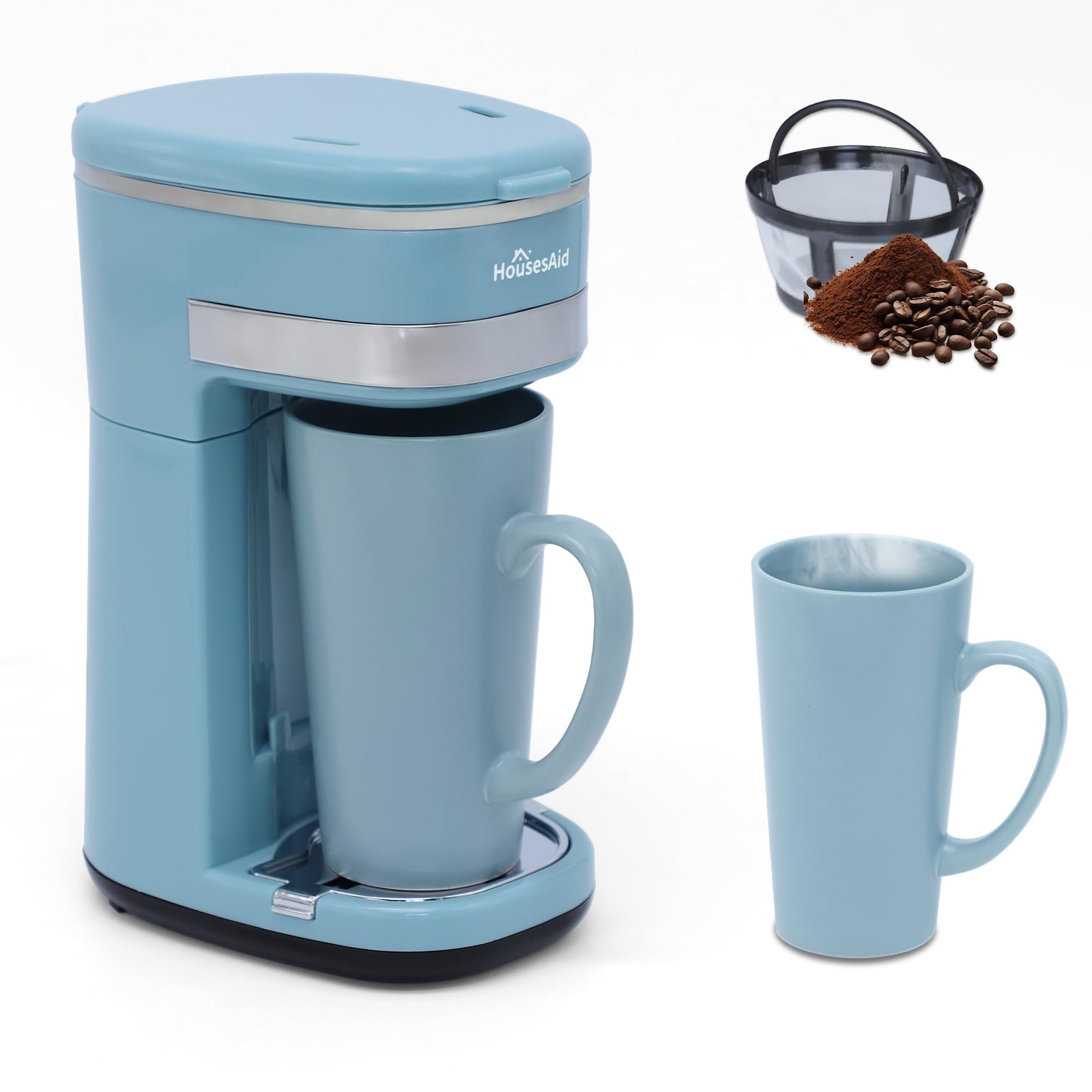 ,cup Coffee Maker With Reusable Filt...