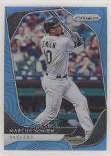 2020 Panini Prizm Tier II Mega Box Carolina Blue Prizm Marcus Semien #123 2xd