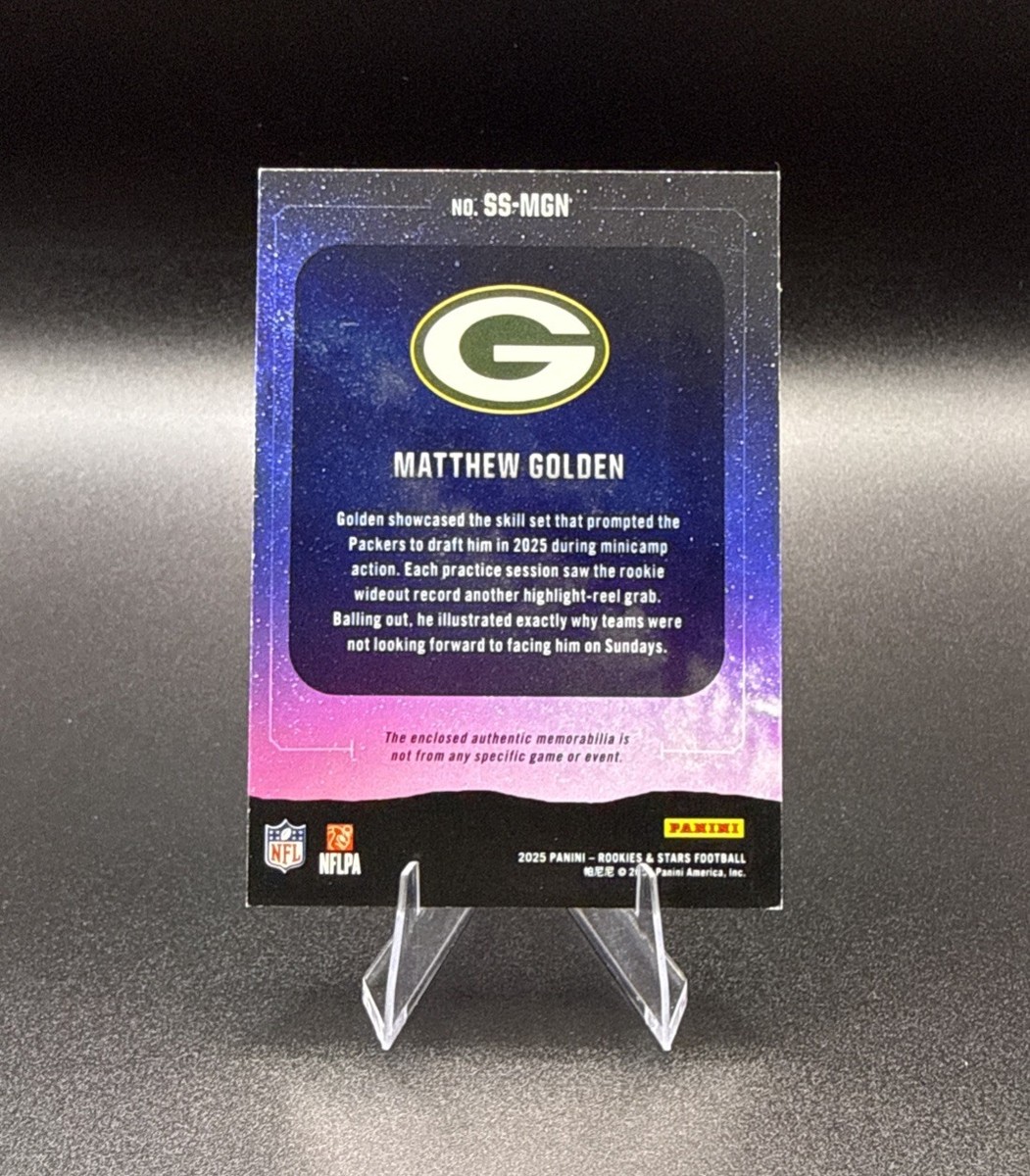 2025 Panini Rookies & Stars Matthew Golden Star Search RC #SS-MGN