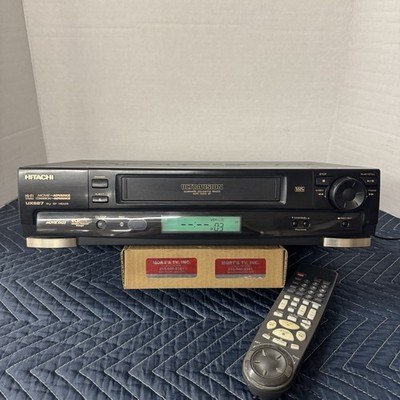 HITACHI VT-UX627A 4-HEAD HiFi VCR - JOG SHUTTLE - SERVICED - CLEANED - REMOTE
