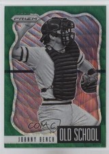 2021 Panini Prizm Old School Green Wave Prizm Johnny Bench #OS-8 HOF 0qn
