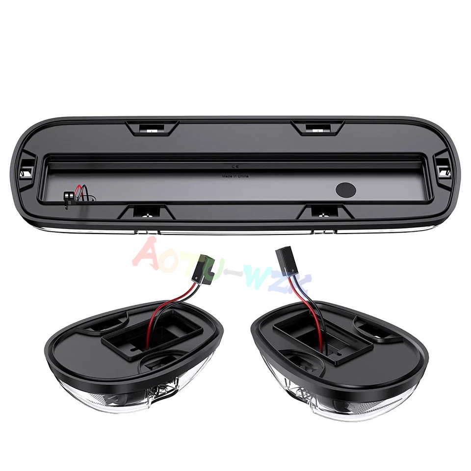 3 peças para Silverado 1500 GMC Sierra 2500 caminhão SUV cabine marcador de teto luz de circulação - Imagem 4 de 4