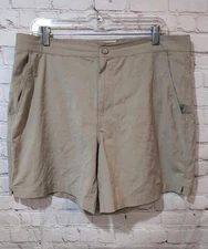 The Normal Brand Men's XL Dockside Shorts Tan Smokestack Athletic Stretch 