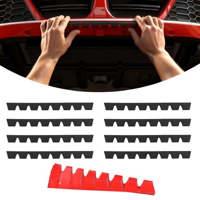 8X For Lexus Front Universal Bumper Scrape Guard Chassis Anti-Scratch Skid Black