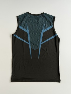 GYMSHARK Onyx 5.0 V5 Tank - RED/BRAND BLUE - SLEEVELESS - M/L FAST