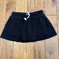 Girls Cat  Jack Black Knit Skort w/ Pockets, Size XS 4/5 - GOOD