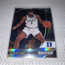 Panini 2020-21 Prizm Draft Picks Vernon Carey Jr. Rookie #67 Duke Basketball