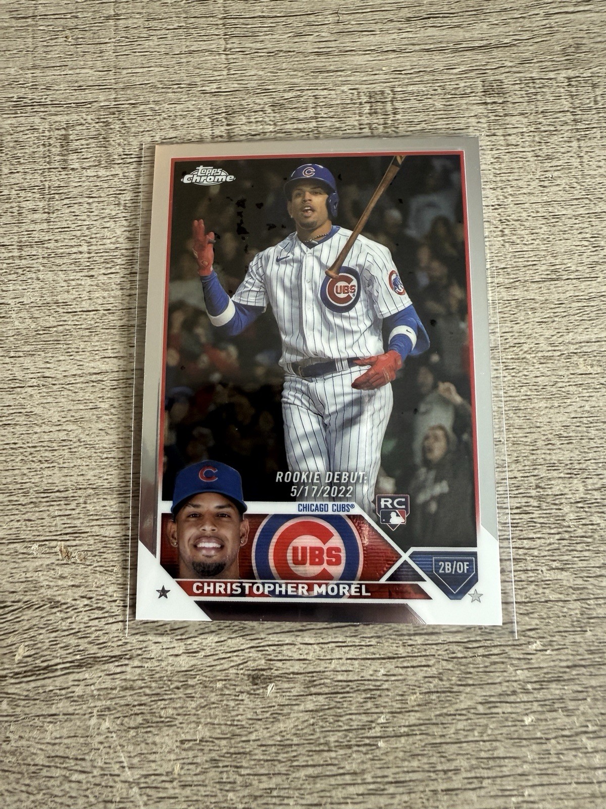 Christopher Morel RC 2023 Topps Chrome Update Series Rookie Debut #USC106 Cubs