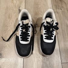 Custom Air Force 1 From Nike Beige and Black Color Way Size 7