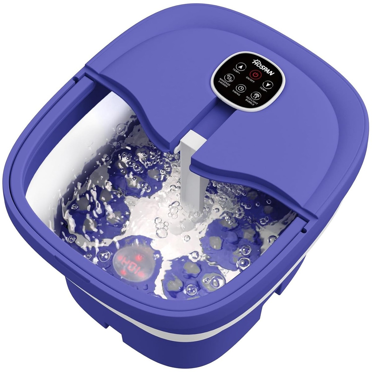 HOSPAN Collapsible Foot Spa Electric Rotary Massage, Foot Bath