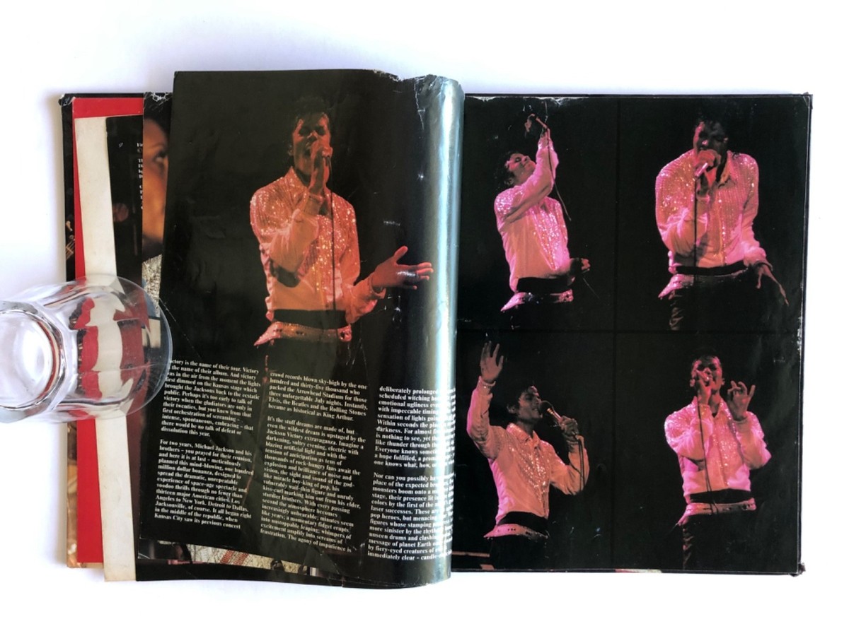 MICHAEL JACKSON BOOK 1st English Edition “THE VICTORY TOUR