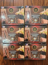 6 PACK ETERNAL GOURMET GANODERMA REISHI 4 IN 1 COFFEE HEALTH MADE USA 10/2027