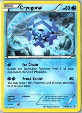 Carta Pokemon - Vittorie Nobili Cryogonal 33/101 2011 rara leggermente giocata