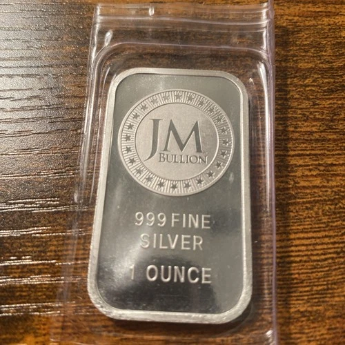JM Bullion .999 Silver 1 Oz Bullion Sealed