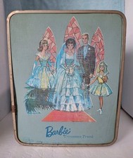 Vintage1964 Barbie Wedding Day Trousseau Double Trunk Storage Case READ
