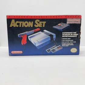 Action set Nintendo NES vintage completo di scatola