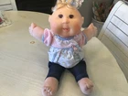 Cabbage Patch Kid Doll Play Along 2004 Short Blonde Hair Jeans Xavier Roberts
