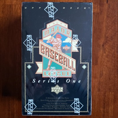 1993 Upper Deck Baseball Series 1 Factory Sealed 36 Pack Wax Box NO DEREK JETER